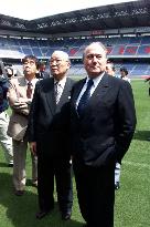 FIFA chief Blatter visits Yokohama